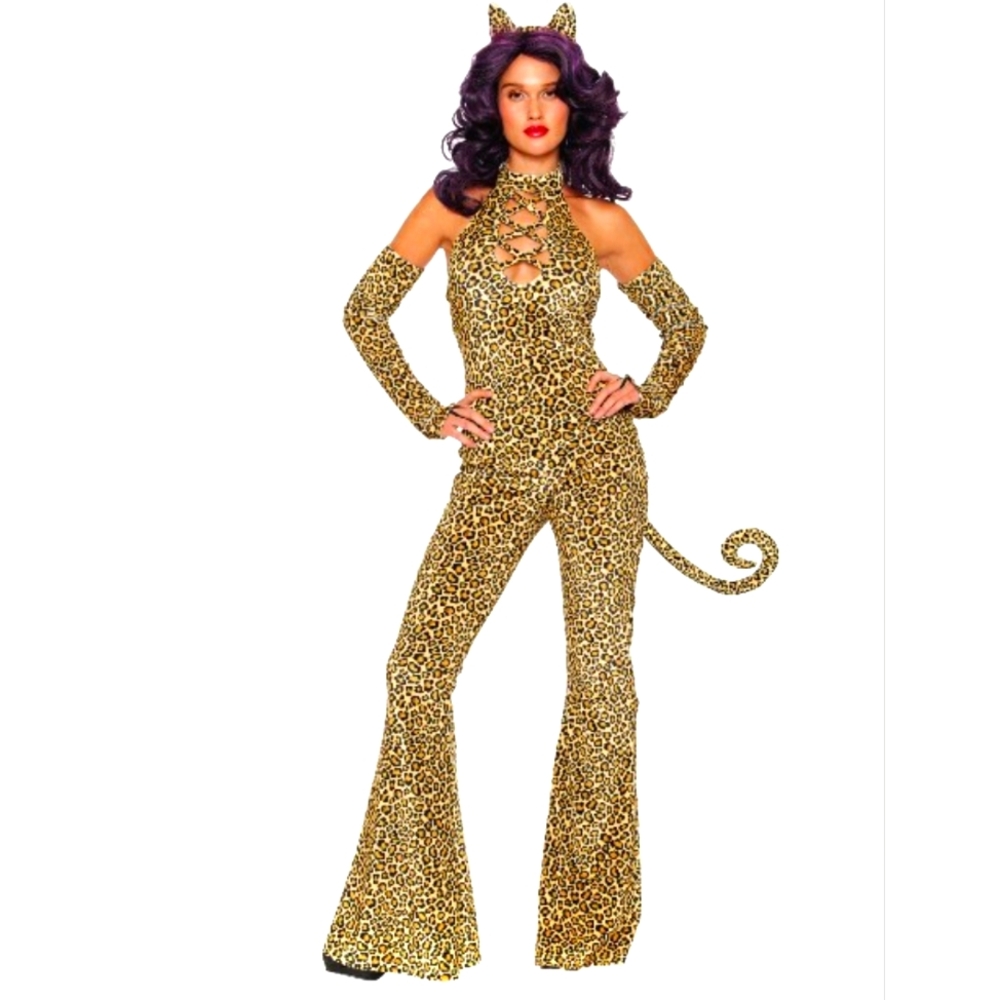 Dreamgirl Here Kitty Kitty Costume Women's Large NIB Halloween Cosplay